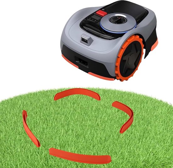 Compatibel voor Segway voor Navimow robotmaaier i105e & i108e, bumper, tuning-bescherming, geen lijm voor aanpassing aan de kromming nodig, eenvoudig te plaatsen