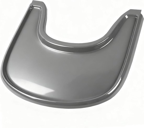 Compatibele Tray voor Tripp Stair Chair, Glad Oppervlak, Sterke Zuigkracht, 100% BPA Vrij, Eenvoudige Montage, Hoge Stoel Accessoires voor Peuters 6-36 Maanden, Grijs, Veilig en Duurzaam van Merkloos