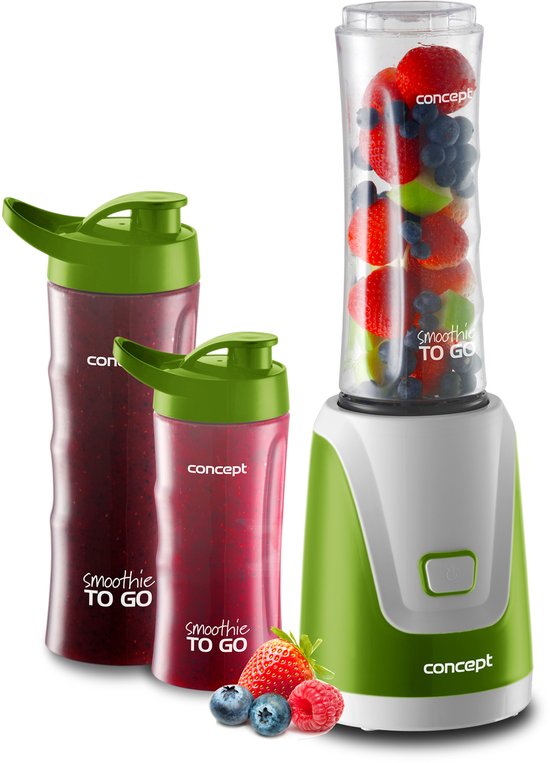 Concept SM3365 Smoothie maker 0,6 l Blender voor op aanrecht 300 W Groen, Wit van CONCEPT