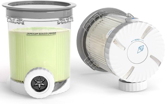 Containers voor Ninja Swirl: 2-Pack Pins & Lids voor Ice Cream Maker Accessoire - BPA Vrij, Voedselveilig en Vaatwasserbestendig van Merkloos