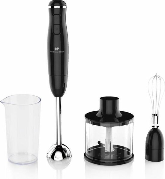 CONTINENTAL EDISON CEHB01 Blender plonger - zwart van Merkloos
