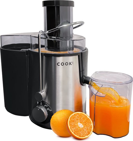 COOK-IT Sapcentrifuge - Juicer - Extra Sterk - Met Pulpcontainer van COOK-IT