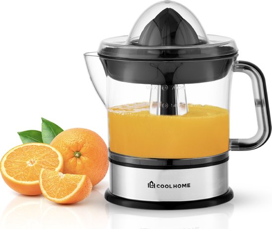 Coolhome CP24 Citruspers - 0,7L - Sinaasappelpers met Aromadeksel - Vaatwasserbestendig van Merkloos