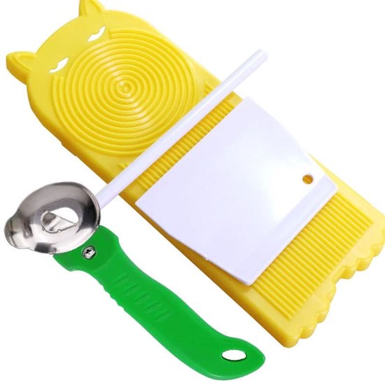 Cosensi - Gnocchi Board - Gnocchi Maker - Creatieve Keuken Tools - 4 Stuks - Pasta Machine - Ideaal voor Thuis Koks - Handmatige Bediening van Merkloos