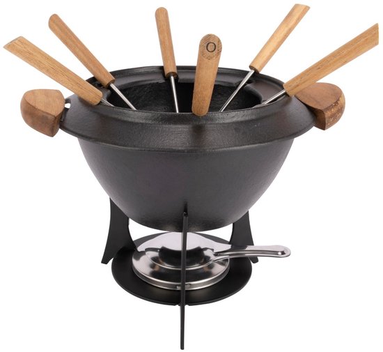Cosy&Trendy Aspen Fondue - Ø23cm - Gietijzer + 6 Vorken