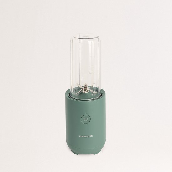 CREATE - Blender met twee draagbare bekers - Salie - 1200 W - MOI STUDIO PRO