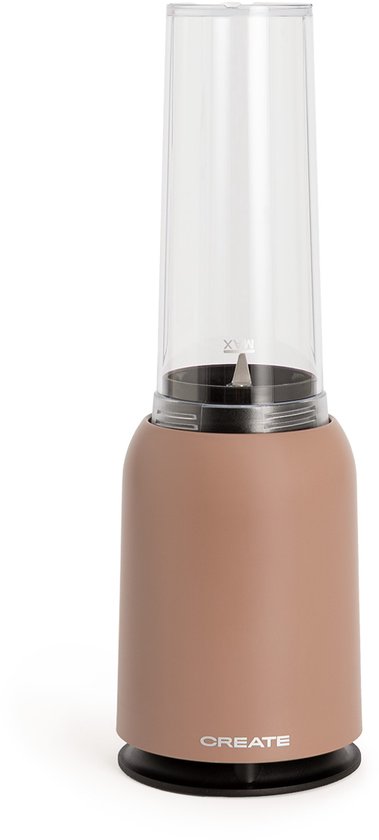 CREATE - Draagbare glazen blender - Mokka - MOI STUDIO van Merkloos