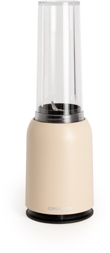 CREATE - Draagbare glazen blender - Zand - MOI STUDIO van Merkloos
