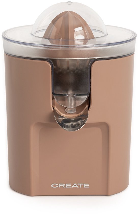 CREATE - Elektrische citruspers 100W - Mokka - JUICER STUDIO van Merkloos