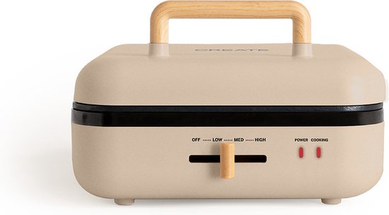CREATE- Multifunctionele grill met 180° opening - STONE STUDIO PRO 1400 W