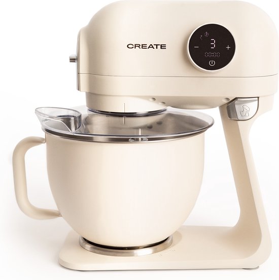 CREATE - Planetaire rotatiemixer - 6 standen - 5L - Gebroken wit - DOWNMIX RETRO van Merkloos
