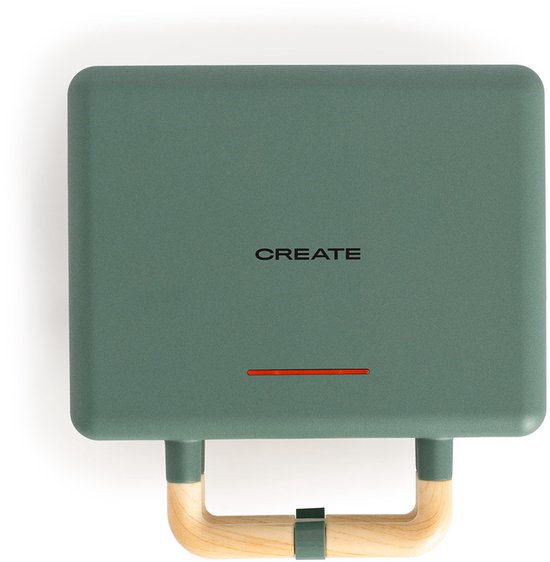 CREATE - Sandwichmaker, grill en wafelijzer + Taiyaki plaat + Pannenkoekenplaat + 3 platen - STONE STUDIO DUBBEL