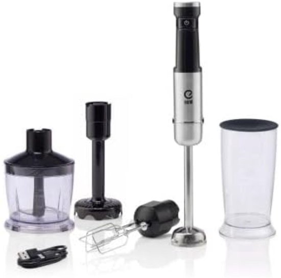 CRLYN® Staafmixer Set - Hakmolen - Groentesnijder - Soepmaker - Draadloos van CRLYN