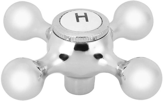 Cross-Arm Faucet Handle - Unique Shape Bathroom Copper Handle For Home Sink & Bath Use van Merkloos