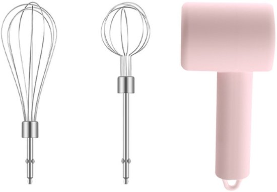 Crrynuo 1 Stuk - Elektrische Handmixer - Handbediende Eierklopper - Roze - Met ABS En Rvs - Met Meerdere Snelheidsniveaus - Voor Keuken En Bakstudio's van Crrynuo