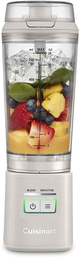 Cuisinart - Blast&GO To-Go Blender - Draagbare Blender - 20.000 RPM Motor - 500ml Beker - USB Oplaadbaar van Cuisinart