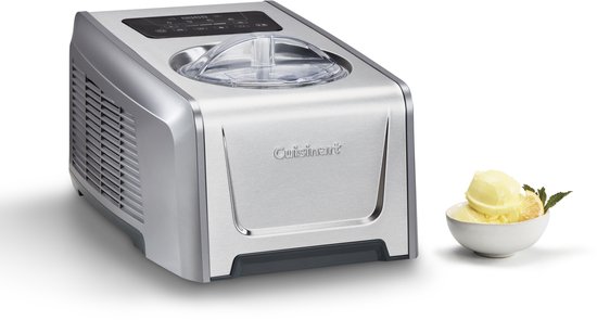 Cuisinart - Freeze Easy Pro IJsmachine - 1,5L - Met Compressor - 4 Programma’s - LED Display - Wit van Cuisinart
