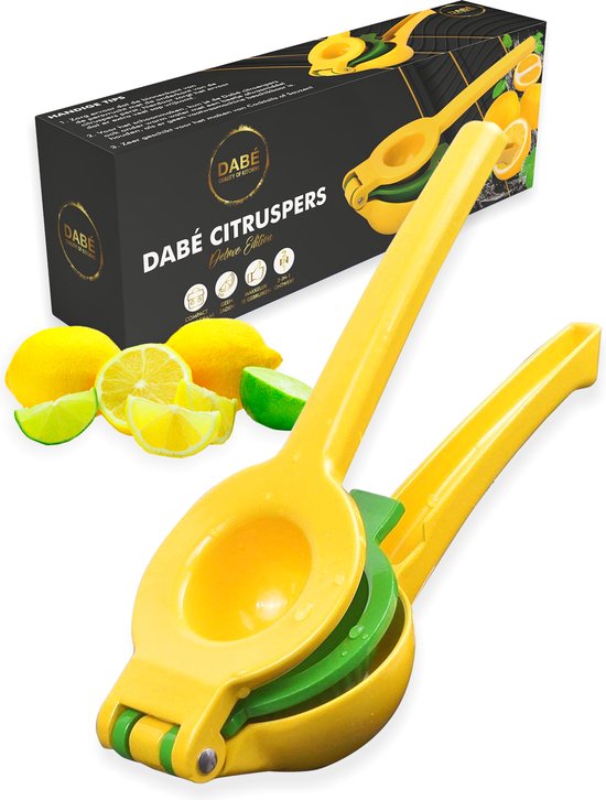 Dabé Citruspers - Citroenpers - Handmatige Citroenpers - Limoenpers - Citruspers handmatig - Lemon squeezer - Citrusknijper - Fruitpers - Sinaasappelpers - Sinaasappelpers handmatig - Juicer van Merkloos