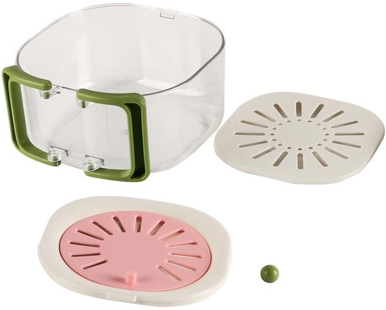 Dailygoods - 2-in-1 Afdruip- en Bewaarmand voor Fruit en Groenten