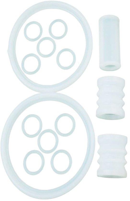 Dailygoods- Afdichtingsring Set - 10x Kleine O-Ringen - 2x Grote O-Ringen - Duurzaam Voedselkwaliteit - Geschikt voor IJs Machines - Vervangend Onderdeel - O-ring
