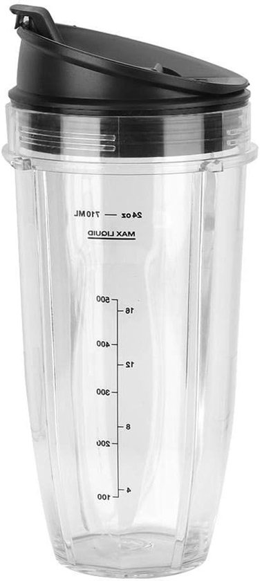 Dailygoods- Beker Herbruikbaar 950 ml - Vervangende Beker/dekselset