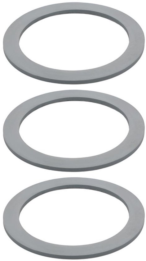 Dailygoods blenderpakking - rubberen O-ring - Vervangingsset - Compatibel met Oster/Osterizer - Goede afdichting - Grijs - 6,6 x 6,6 x 0,2 cm - Blenderafdichting