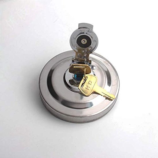 Dailygoods - Dailygoody - Afsluitbaar gasdeksel - Vervanging brandstofdeksel - Duurzaam en stevig - Geschikt voor Kobelco SK200-6SK120/200/230/300-5/6/3 - Inclusie...