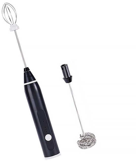 Dailygoods - Dailygoody - Elektrische Garde - Mini Handmixer - Draagbaar en Lichtgewicht - Zwart - Bakken en Koken - 3 Snelheden - Keukenhulp