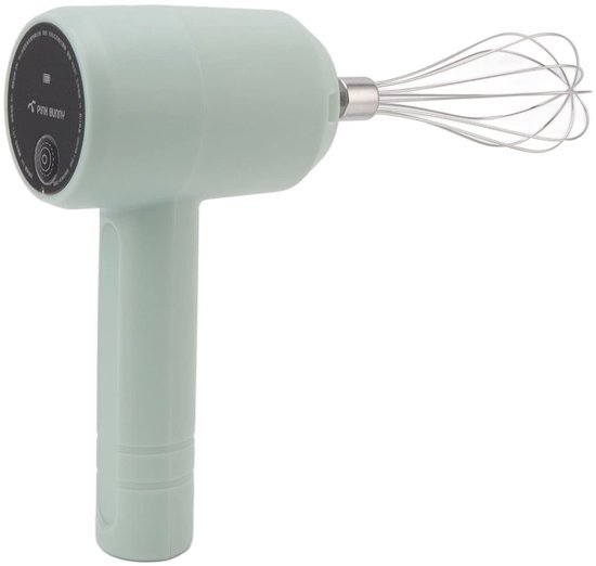 Dailygoods - Dailygoody - Handmelkopschuimer - Elektrische Handmixer - Draadloos en Oplaadbaar - Lichtcyaan - Voor Bakken en Koken - Geschikt voor Eierscheiden en ...