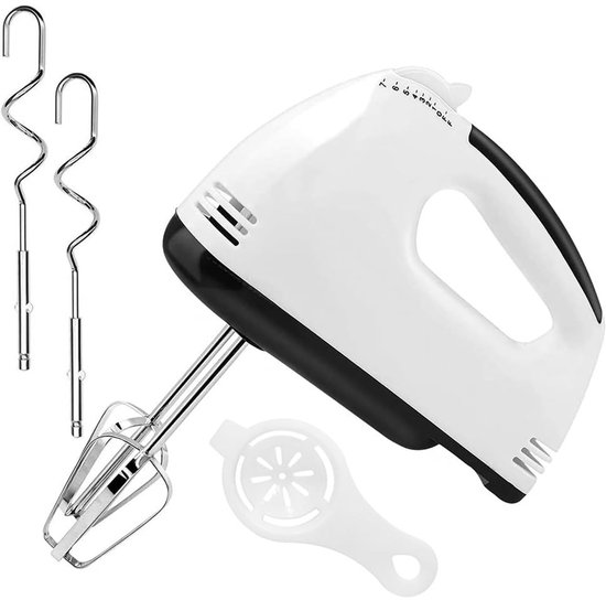 Dailygoods - Dailygoody - Handmixer - Elektrische mixer - Eenvoudig kloppen van deeg - Vaatwasserbestendig - Comfortabel in gebruik - Geschikt voor bakken - Roestv...
