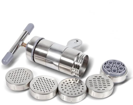 Dailygoods - Dailygoody - Passatelli - Elektrische Pasta Maker - Draagbaar - Roestvrij staal - Handbediend - Koken - Noedels maken