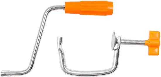 Dailygoods - Dailygoody - Pastamachine - Vervangend Handvat en Houder - Duurzaam en Comfortabel - Oranje - Handmatig Gereedschap - Geschikt voor Thuis Keuken