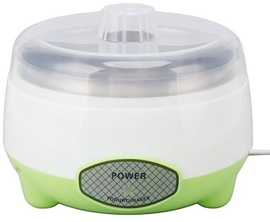 Dailygoods - Dailygoody - Yoghurtmaker - Zelfgemaakte Yoghurt - Roestvrijstalen Container - Groen - Voedzame Yoghurt - Voor Thuisgebruik - 15W