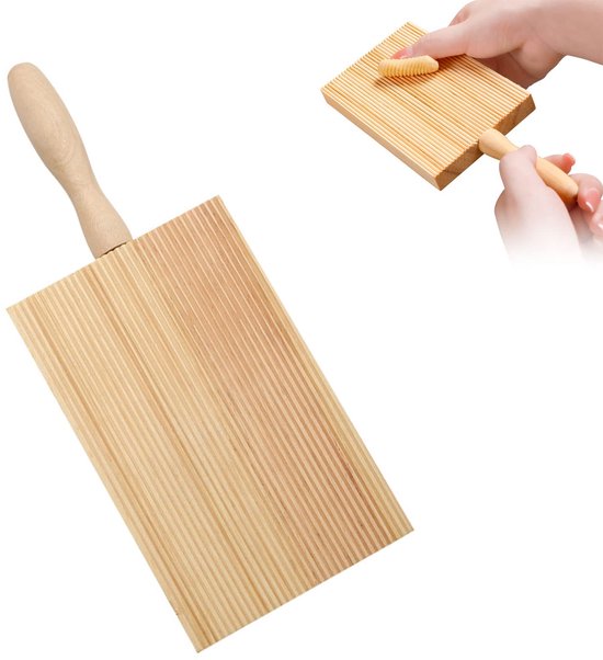 Dailygoods - Gnocchi Pasta Board - Houten Pastamaker voor Thuis en Restaurantgebruik