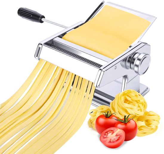 Dailygoods - Handmatige Pastamachine met 9 Dikte-instellingen en 2 Messen