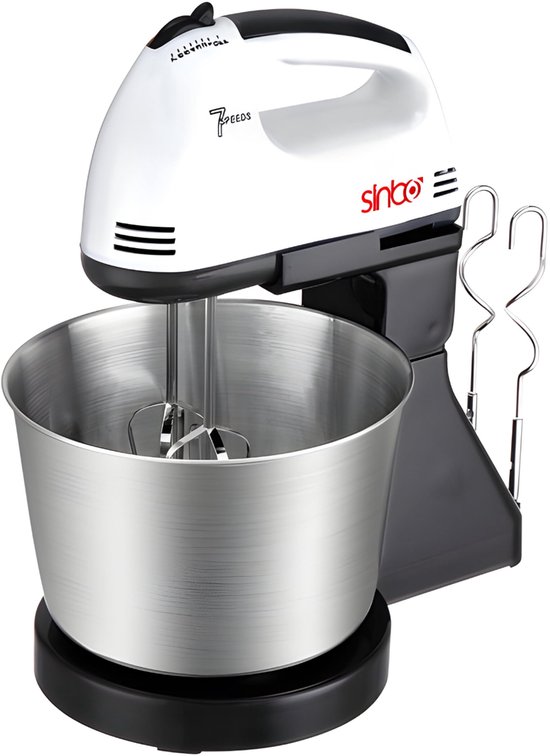 Dailygoods - Handmixer met Kom en 7 Snelheden