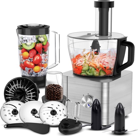 Dailygoods - Keukenmachine - Multifunctionele Food Processor 1100W