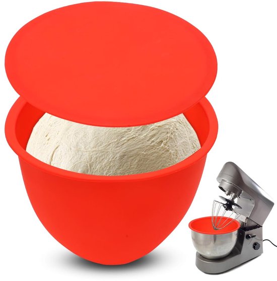 Dailygoods - KitchenAid 5 Mengkom Inzetstukken - Siliconen met Deksel voor Bakken