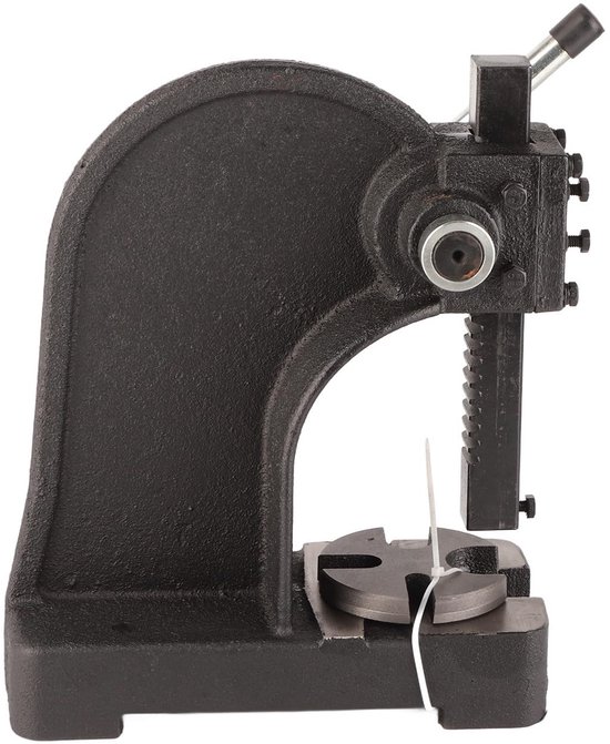 Dailygoods- Persmachine 1T Druk - Metalen Persgereedschap - Koolstofstaal - Multifunctioneel Gebruik - Eenvoudige Montage - Stabiele Werktafel