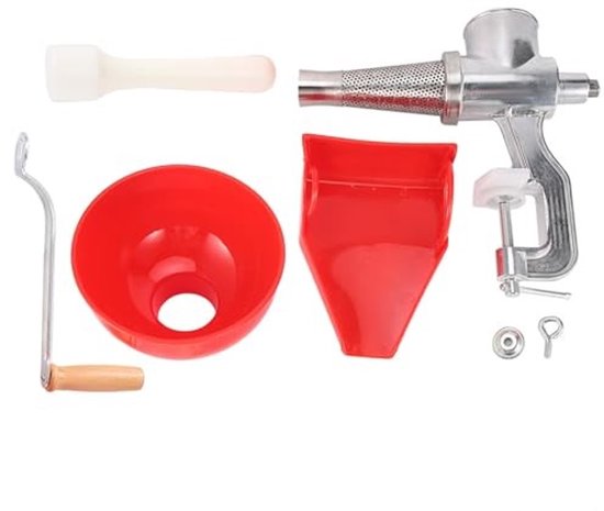 Dailygoods- Tomatenpers Grote Capaciteit - Roestvrijstalen Filter - Handmatige Sapcentrifuge - Aluminiumlegering - Scheidt Schil/Zaden - Eenvoudige Installatie