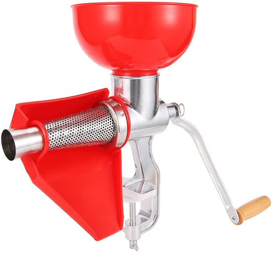 Dailygoods- Tomatenpers Professioneel - Ergonomische Handgreep - Fruitzeef - Sapcentrifuge - Gemakkelijk te Gebruiken - Grote Capaciteit