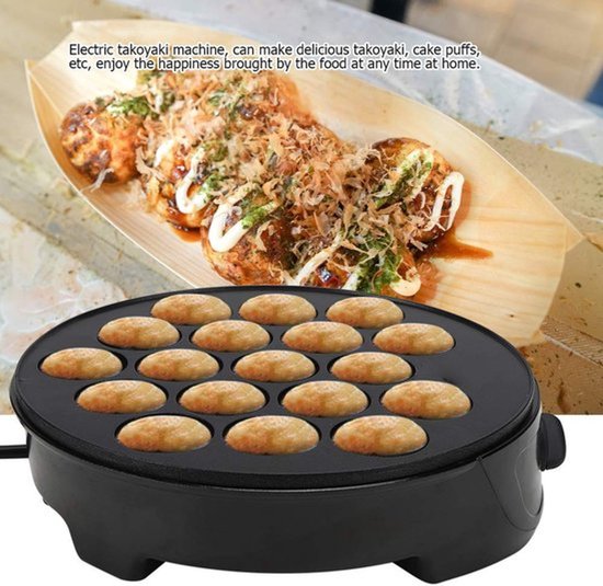 Dailygoody - Elektrische keukenmachine - Takoyaki-machine - 18 gaten