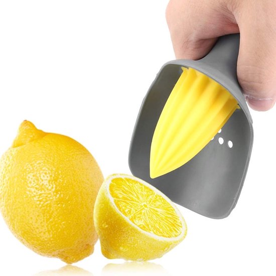 Dailygoody - Ergonomische handmatige mini-citroensqueezer - Vaatwasserbestendig - Kleur #2 - Duurzaam - Handige sapcentrifuge - Geschikt voor citroen