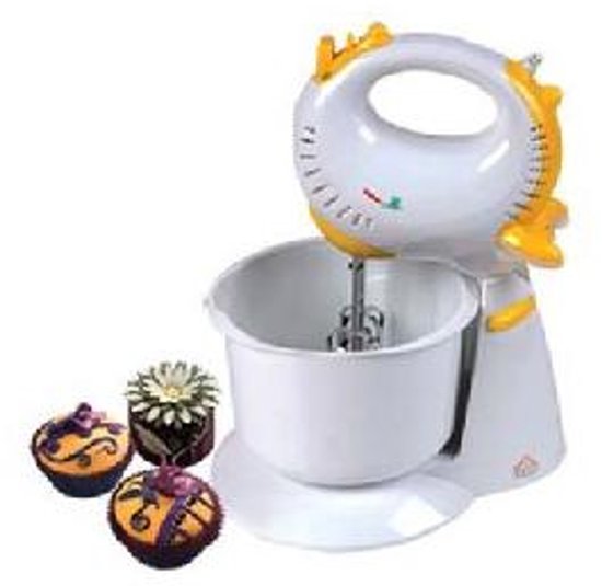 DCG Eltronic HM 2476N 220W Staande mixer Wit, Geel van Merkloos