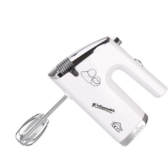 DCG Eltronic HM517 mixer Handmixer 100 W Chroom, Wit van Merkloos