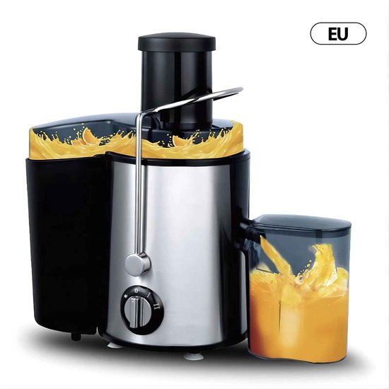 De Warenloods - Sapcentrifuge Groenten en Fruit - Slow Juicer - Keukenmachine - RVS - 400Watt - BPA vrij van De Warenloods
