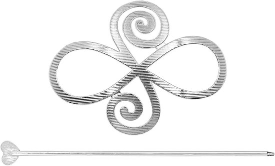 Decoratieve Haarspeld in de Vorm van een Pijl - Lange Haarpin voor Dames en Meisjes, Ideaal voor Buns en Haarstijlen van Merkloos