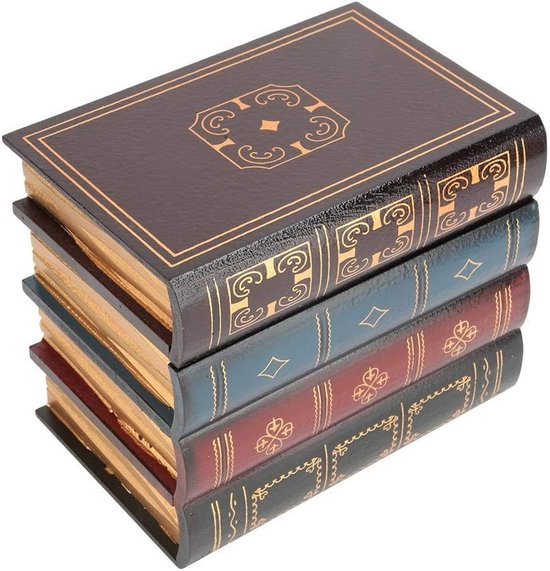 Decoratieve Vintage Boek voor Thuis en Kantoor, Europese Stijl, Grote Afmetingen, Unieke Interieuraccessoire van Merkloos