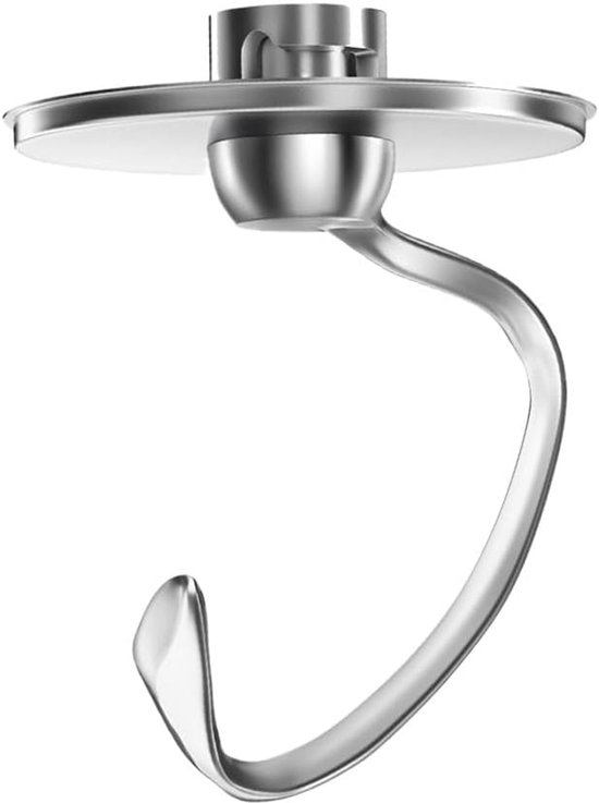 Deeghaak/mixeraccessoire Geschikt voor KitchenAid 4.5/5QT roestvrijstalen mixer/nietmachine/kneedmachine van Merkloos