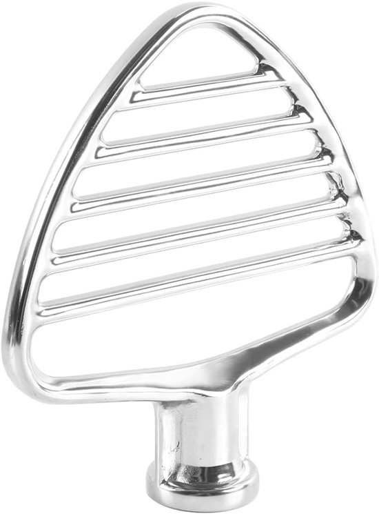 Deegklopper opzetstuk - Mixer accessoire - Bakken en mengen - 304 roestvrij staal - 155 x 135 cm - Zilverkleurig